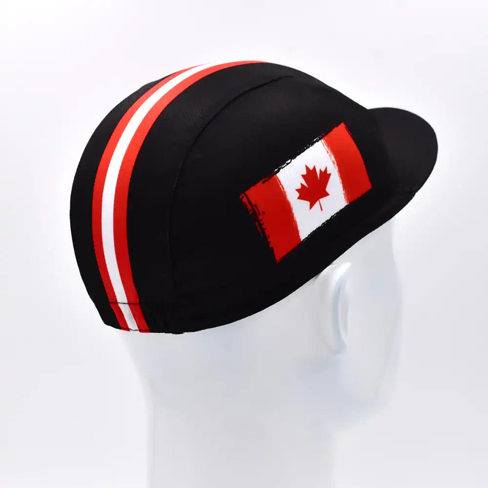 Classic Canada National Flag Pro Team Cycling Cap Riding Outdoor Sports MTB Bicycle Hat - OneLoveCanada