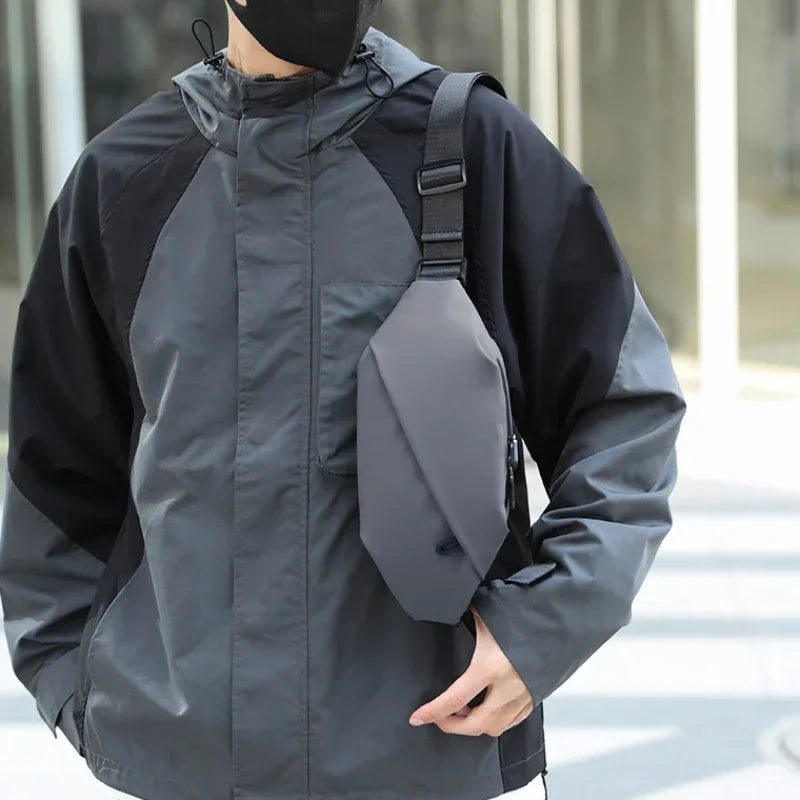 Man Waterproof Fanny Pack Men Minimalist Outdoor Sports Running Jogging Waist Bag Stylish Cross Body Belt Bag Waist Bag for Men