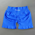 TEYEO Fashion Summer Women's Yoga Shorts Sports Running Breathable Comfortable High Waist Seamless Quick Drying Yoga Shorts - OneLoveCanada