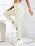 High Waisted Seamless Yoga Leggings, Ribbed Sportswear Tights, Fitness Apparel for Women, Gym and Casual Wear For Fall & Winter - OneLoveCanada