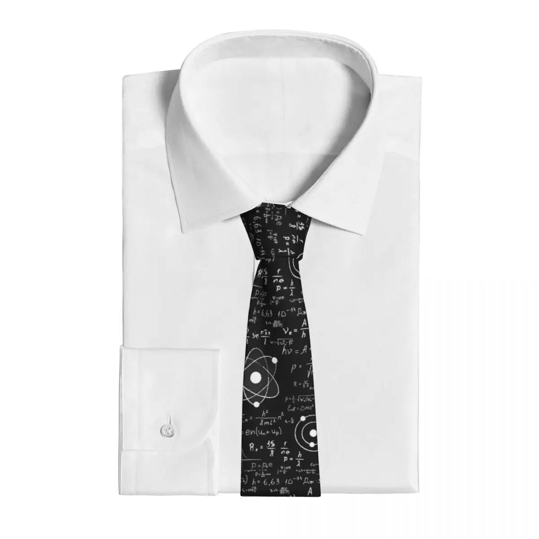 Math Teacher Gift Neckties Unisex Silk Polyester 8 cm Classic Physical Neck Tie for Men Accessories Wedding Cosplay