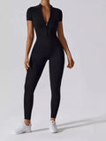 2025 New Yoga Set Women Workout Sport Gym Wear Suit High Wais Fitness Female Sportswear One Pieces Black Pink - OneLoveCanada
