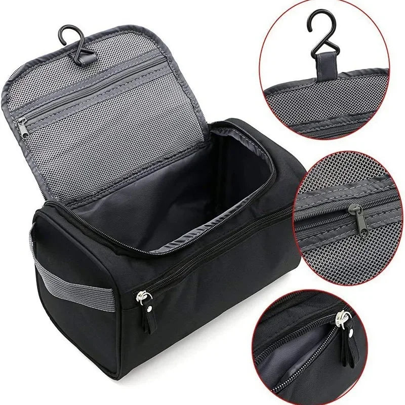 Zipper Man Women Waterproof Makeup Bag Cosmetic Bag Beauty Case Make Up Organizer Toiletry Bag Kits Storage Travel Wash Pouch