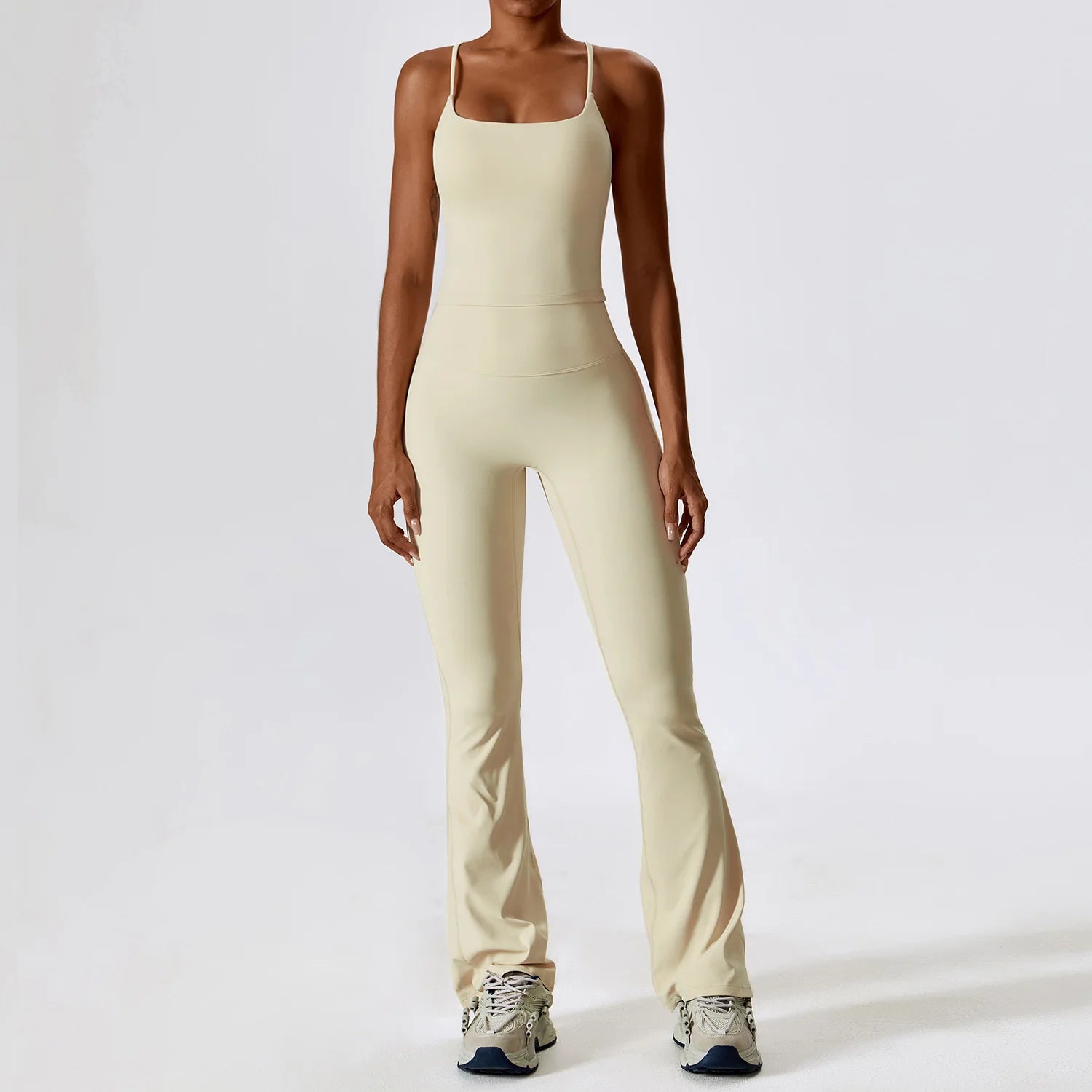 Yoga Set 2PCS Seamless Women Sportswear Workout Clothes Athletic Wear Gym Legging Fitness Bra Crop Top Long Sleeve Sports Suits - OneLoveCanada