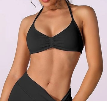 Women Gym Yoga Bra Running Sling Underwear Suspenders Exercise Seamless Bra Kneading Exercise Yoga Sports Bra With