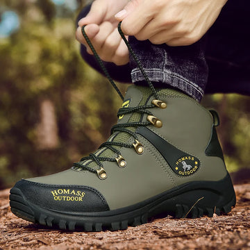 New Outdoor Shoes Men High Top Trekking Botas Leather Men Outside Boots For Men and Women Mountain Comfortable Hiking Boots