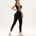 Ladies yoga suit new high-waisted tight pants with tight hips and shock-proof quick-dry breathable bra - OneLoveCanada