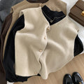Autumn New Women Cardigan Korean Elegant Knitted Sleeveless Female Casual Sweater Tanks Fashion New Slim Ladies Casual Tops - OneLoveCanada