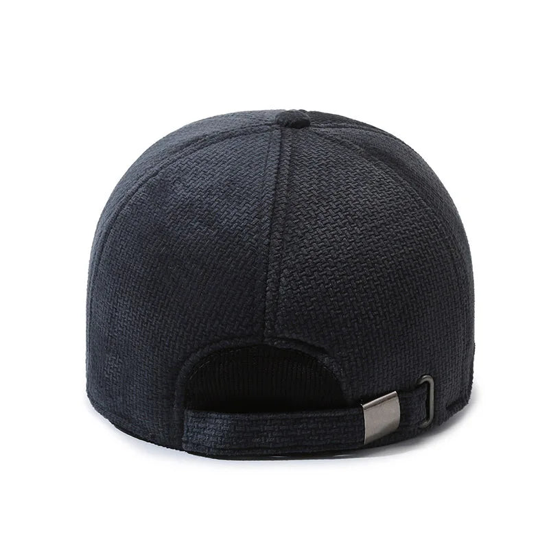 Warm Winter Baseball Cap with Ear Flaps for Men, Auturnn Thick Cap for Gifts