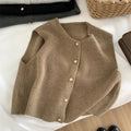 Autumn New Women Cardigan Korean Elegant Knitted Sleeveless Female Casual Sweater Tanks Fashion New Slim Ladies Casual Tops - OneLoveCanada