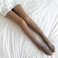 Women Fleece Leggings Sexy Translucent slim Pantyhose Elasticity Winter Warm Legging Thermal Tights Female Woman Pants - OneLoveCanada