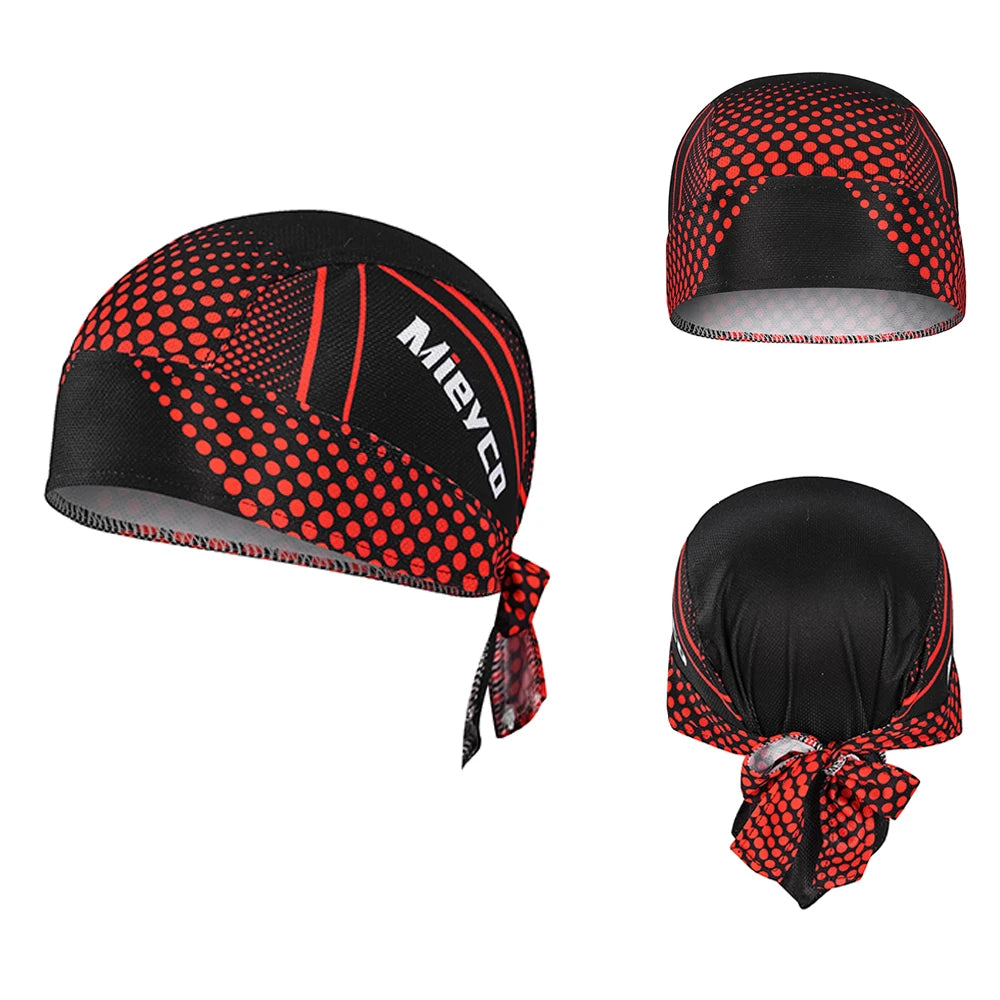 Cycling Cap Outdoor Headbands Men Helmet Hat Bicycle Lining Quick Drying Hat Sun Block Summer Fishing Breathable Sports Lady Cap