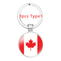 1/3/12PCS Canadian National Flag Keychains, Canada Souvenirs, Decorative Hanging Key Chain Flag Key Ring For Friends Family - OneLoveCanada