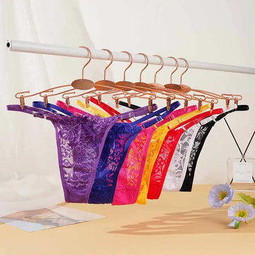Lace Underwear for Women Low Rise Adjustable Waist Thongs Sexy Perspective G-String Female Breathable Lingerie