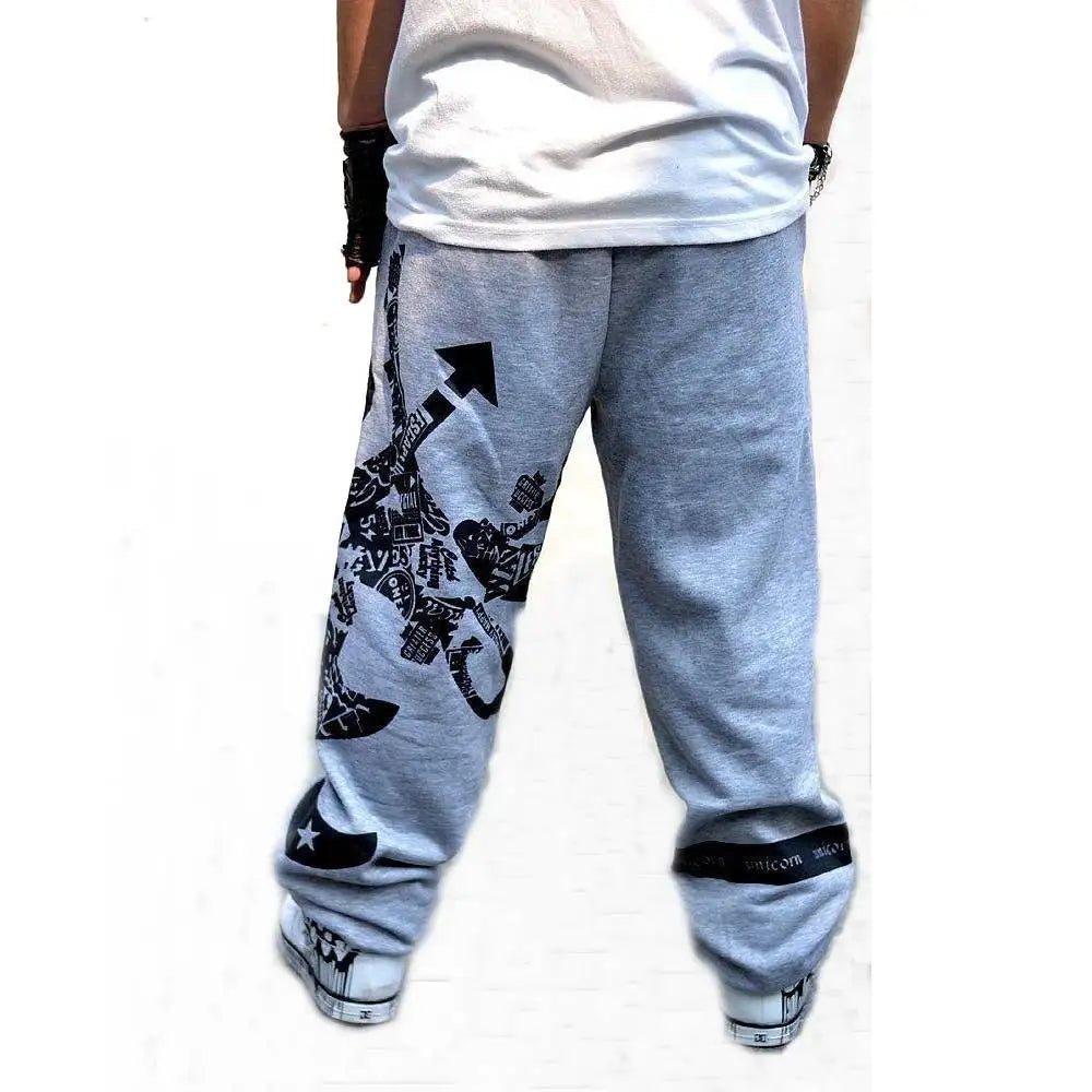Sweatpant Mens Board Sports Trousers Youth Street Dance Wide Legs Pants Loose Rap Hip Hop Britches Harajuku Baggy TrackBottoms