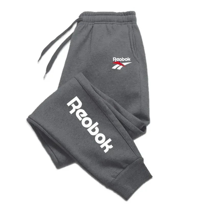 2025 Men's Leggings with Loose and Versatile Drawstring Sweatpants American Printing Pattern Sports Casual Solid Color
