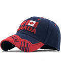 Canada Flag Baseball Cap Men Women Embroidered Outdoor Sports Sun Fashion Snapback 3D Maple Leaf Hip Hop Dad Hats Gorras H054 - OneLoveCanada