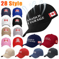 Canada Not For Sale Baseball Cap Adjustable Red Hat with Maple Leaf Embroidery for Outdoor Activities & Casual Wear Snapback Cap - OneLoveCanada