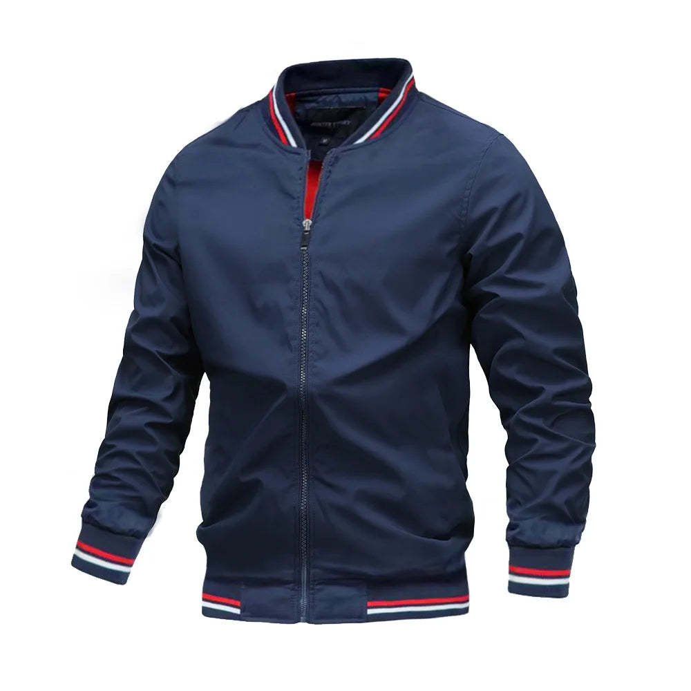 New sports jacket fashion men autumn winter Europe and the United States casual coat fashion trend outerwear sports jacket